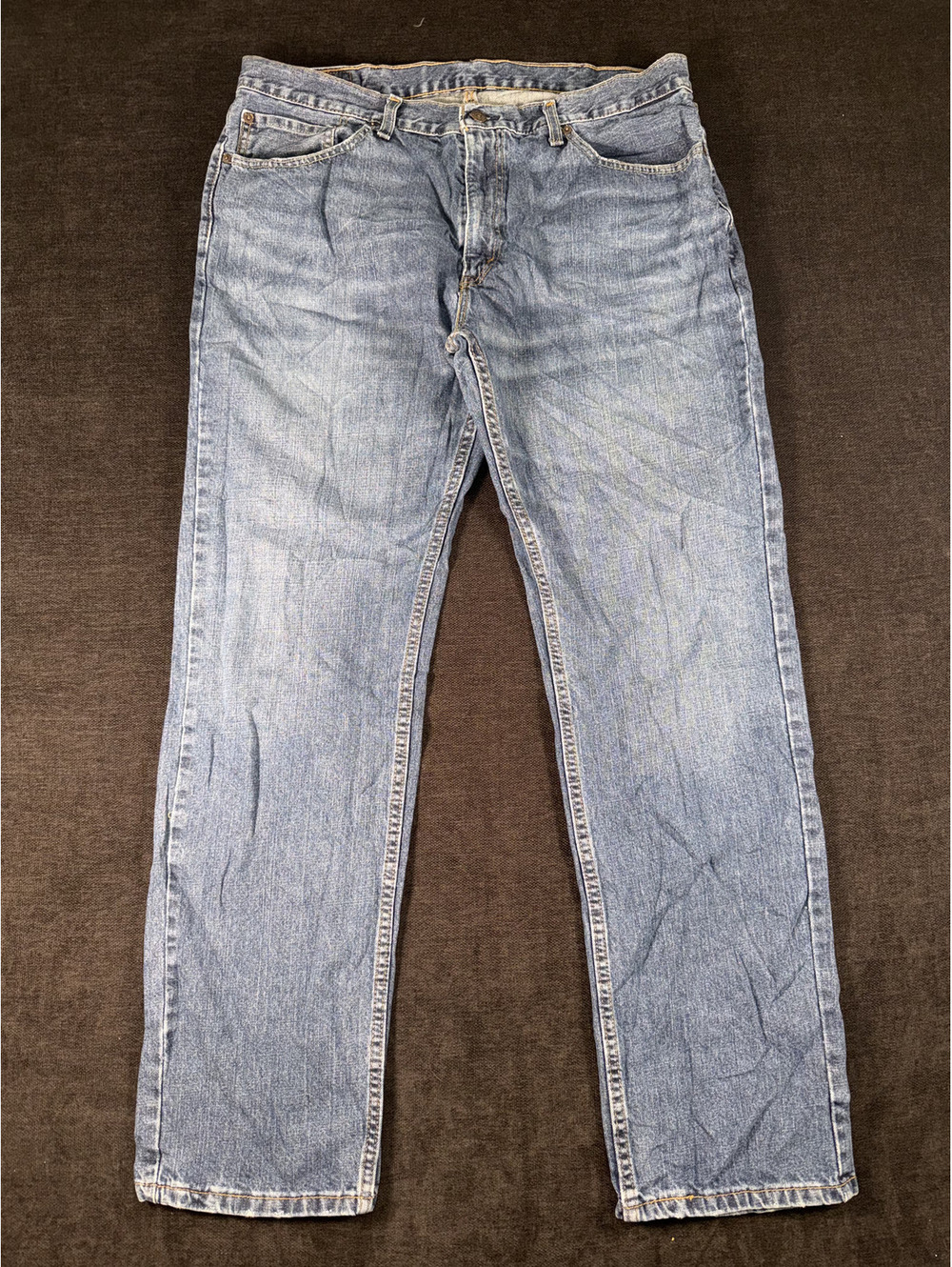 Levi's 501 Classic Fit Jeans W38 L34 Light Blue Denim